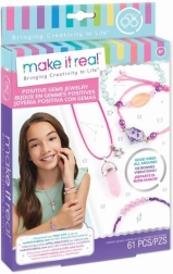 MAKE IT REAL Schmuckbastelset Positive Gems – Halskette und 3 Armbänder