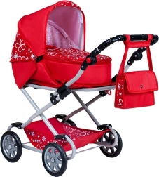 Kinder-Puppenwagen 2in1 New Baby Monika rot