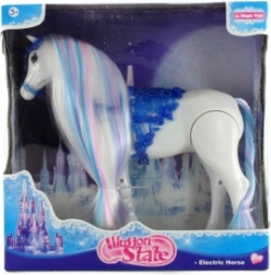 Gehendes Kunststoffpferd mit Geräuschen