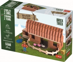 Trefl Brick Trick Bauernhof XL – Bausatz aus echten Ziegeln