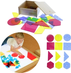 Masterkidz transparente geometrische Formen
