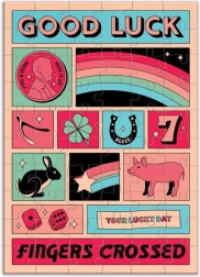 GALISON Puzzle Viel Glück – 60 Teile