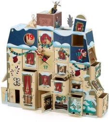 Vilac hölzerner Adventskalender Häuschen