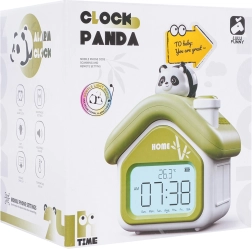Kinderwecker Panda mit Nachtlicht und Thermometer