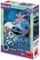 Puzzle Lilo & Stitch Neon 100 XXL Teile