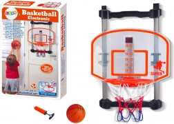 Heim-Basketballkorb mit Ball und Pumpe, höhenverstellbar