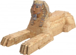 Metall 3D-Modell Große Sphinx von Gizeh