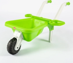 Plastisches Schubkarrenrad mit Schaufel – grün