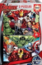 Puzzle EDUCA Avengers: Vereint 2×48 Teile