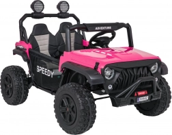 Elektrisches Kinderauto PASSION 4x4 – rosa Geländewagen, Zweisitzer