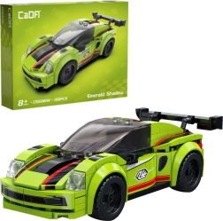Bausteinset CaDA Rennwagen Emerald Shadow, 158 Teile