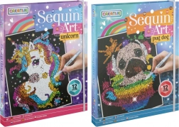 Malen nach Zahlen – Einhorn oder Hündchen, 20 × 25 cm