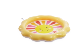 Aufblasbares Kinderplanschbecken mit Dusche Sonnenstrahlen