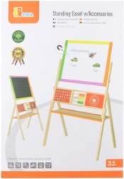 Holztafel für Kinder 2-in-1 mit magnetischer und Kreidetafel