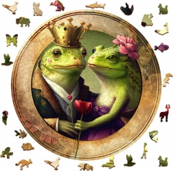 Holzpuzzle Liebe und Frösche 505 Teile