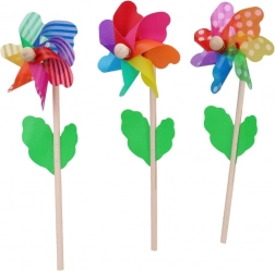 Holz-Windrad 12 cm, 3 Arten