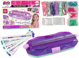 Bastelset für Armbänder bunte Perlen Kreator