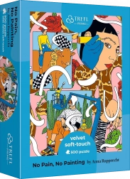 Trefl Puzzle Velvet Soft Touch UFT 500 Teile – keine Schmerzen, keine Malerei