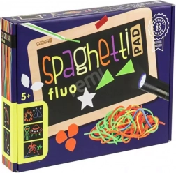 Kreativset Spaghetti Fluo – fluoreszierende Schnüre und Leuchttafel