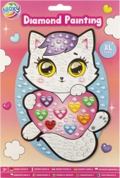 Kreativ-Set Diamantmalerei Kätzchen XL