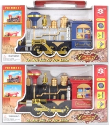 Rauchende Kunststofflokomotive mit Batteriebetrieb