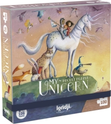 Taschengröße Puzzle Londji Einhorn - 350 Teile