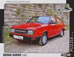 Puzzle RETRO-AUTA Škoda Garde 40 Teile