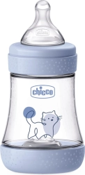 Chicco Anti-Kolik-Babyflasche Perfect5 150 ml, Junge, langsamer Fluss 0m+