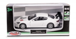 Metallmodell MASERATI GranTurismo MC GT4 1:43 mit öffnenden Türen und Pull-back