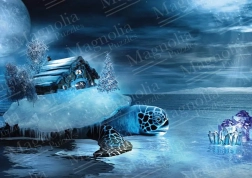 Puzzle Haus und Schildkröte 1000 Teile