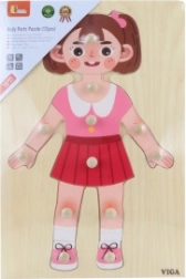 Holzpuzzle – Mädchen