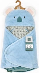 Plüschdecke mit Kapuze Yoca le Koala 70 cm