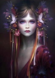 Grafika Puzzle Blume 500 Teile