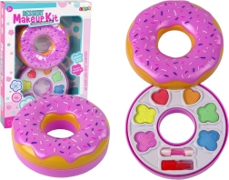 Kinder-Lidschattenpalette in Donut-Form mit Lippenstift