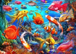Puzzle Tropische Fische 1500 Teile