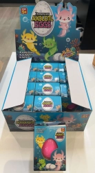 Wachsendes Ei mit Axolotl 6,5 cm