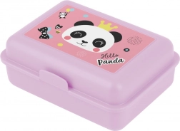 Rosa Lunchbox mit Hello Panda Motiv