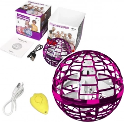 Fliegende Kugel Flynova LED rosa 10 cm