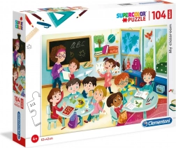 Maxi-Puzzle 104 Teile Meine Klasse CLEMENTONI