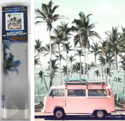 Diamantmalerei Pinker Bus 30x40 cm