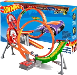 Hot Wheels Power Shift Raceway – Rennstrecke mit Looping und 5 Autos