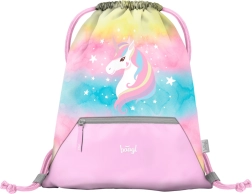 Baagl Beutel mit Tasche Rainbow Unicorn