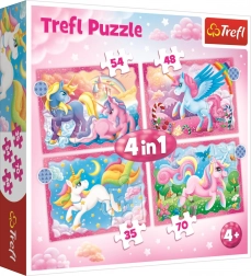 Puzzle 4v1 Tapferer Feuerwehrmann Sam