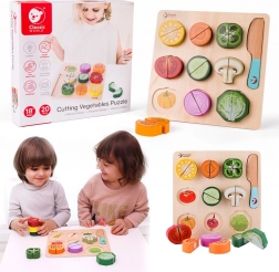 Holz-Set zum Schneiden von Gemüse Classic World