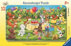 Ravensburger Puzzle Geburtstagsfeier mit Tierfreunden 15 Teile