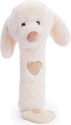 Bigjigs Baby Rassel 3-in-1 Hündchen mit Quietsche und Beißring