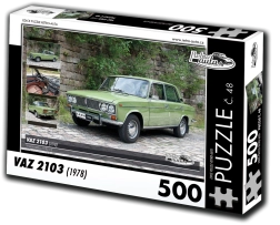 retro-auta puzzle VAZ 2103 (1978) – 500 teile