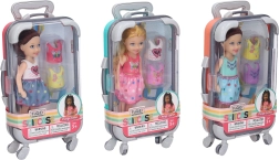 Puppe im Koffer 20 cm