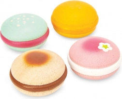Holz-Macarons LE TOY VAN Honeybake – Set mit 4 Stück
