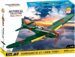 Bauklötze Kawasaki KI-61-I Hien aus der historischen Sammlung des Zweiten Weltkriegs